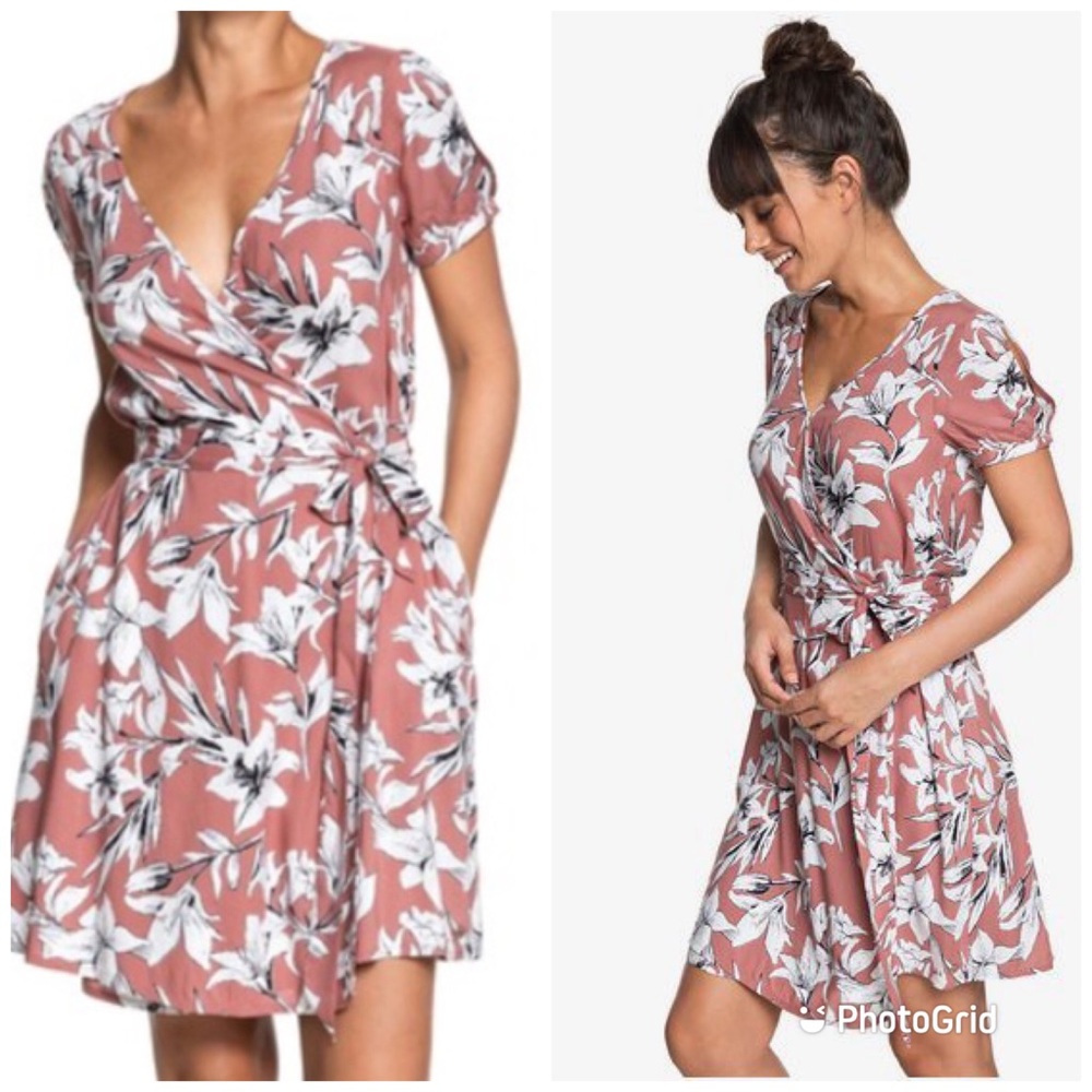 ROXY floral Wrap dress